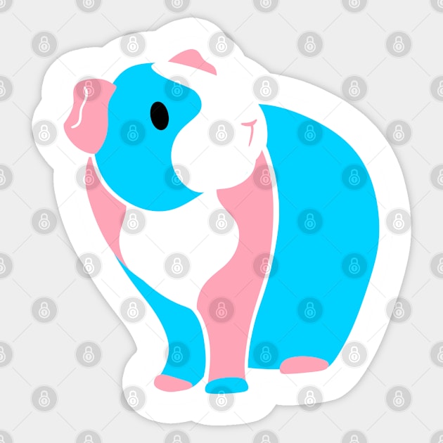 Trans Guinea Pig Sticker by DeguArts